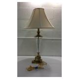 Beautiful Crystal and Brass Table Lamp K7B