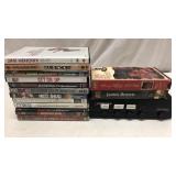 12 Music Concert DVDs & VHS w/ Amp Q8B