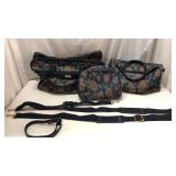 3 Piece Vintage Jaguar Luggage Set Q7F