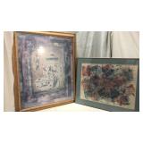 Two Pieces of Framed Art Q15D
