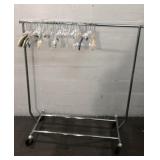 Portable Clothes Rack w/ Hangers #1 Q2