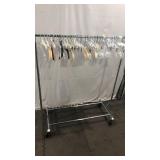 Portable Clothes Rack w/ Hangers #4 Q2