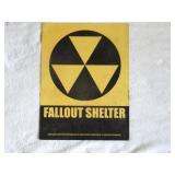 Fallout Shelter Sign- Original U8C