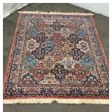 Vintage Ethan Allen Wool Area Rug Z8C