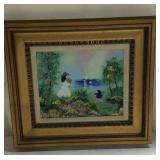 Framed Enamel Art Z16A