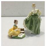Pair of Royal Doulton Figurines K16G