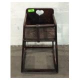 Vintage Solid Wood High Chair Z8B