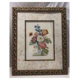 Floral Wall Art in Beautiful Frame Q15D