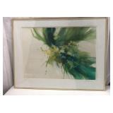 Floral Watercolor In Frame Q15E