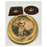 Vintage Syroco Wood Small Art Pieces K16C