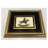 Vintage Silhouette in Gold Frame K16J