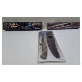 (3) Brand New In Box Frost Knives U10C