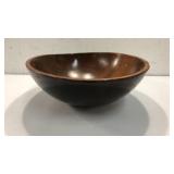Vintage Huge Wooden Bowl K10D