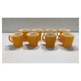 Eight Vintage Corning Mugs K9B