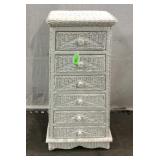 White Wicker Lingerie Dresser Z9B