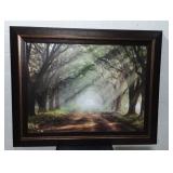 Large Framed Landscape Art T15D