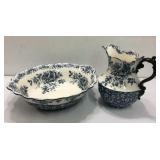 Antique Pitcher & Bowl K8B