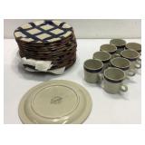 International Stoneware Plates and Cups K7A