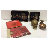 Asian & Indian Themed Serving Trays & More K7E