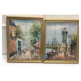 2 European Original Oils on Canvas Signed K15E