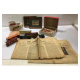 Vintage Trains, Games & Newspapers M8C