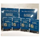 6 NEW Glass & Backing Kits T9B