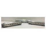Trio of Aluminum Model Train Cars K9C