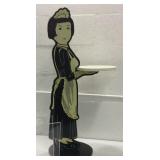 Maid and Lucite Magazine Rack K8C