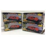 4 Collectors Show Cases for Cars NEW K8B