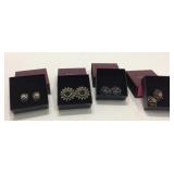 4 Pair of New Vintage Style Earrings K16G