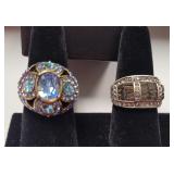 2 Kathy Levine La Vintage Fashion Rings