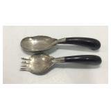 Indian Vintage Sterling? Salad Servers K16B