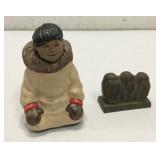 Signed Alan Johnson Nutchuck Figurine & More K16B