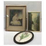 Three Vintage Prints/Paintings K15F