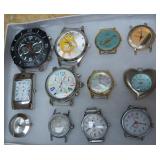 12 Watch Faces - all used Timex, Gucci S16H