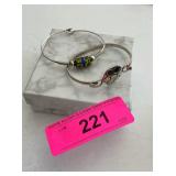 Two Tested Sterling Bracelets. KJC
