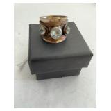 Sterling Silver Ring with Stones KJC