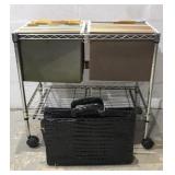 Fashion Briefcase with Rolling File Rack W8B