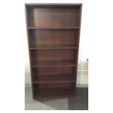 Large Office Bookcase - Oak Veneer Finish U6C