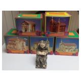 Set of 5 California Missions & Priest U10D