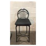 Metal Bar Stool w/ Cushion Q8A