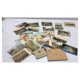 Over 30 Vintage Postcards Including RPPC Y16G