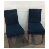 Velvet Covered Dining Chairs Y12A