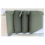 4 Nice Gently Used Slip Cover Seat Cushions Y11D