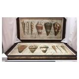 2 Large New Shell Art Pieces Q9C