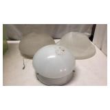 Bin of White Dome Lights Q7D