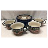 Handmade & Signed Unikat Polish Pottery Q7B