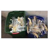 2 Bins Full of Clothes Hangers Z7A