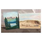 2 Canvas Paintings Z15E