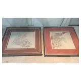 2 Watercolor Paintings Z15E